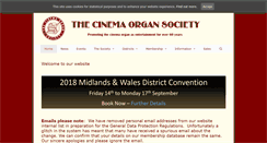 Desktop Screenshot of cinema-organs.org.uk
